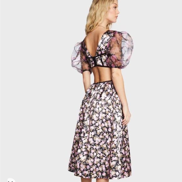 FOR LOVE AND 🍋 LEMONS MADISON MIDI DRESS $297 NWT XL - Picture 6 of 8